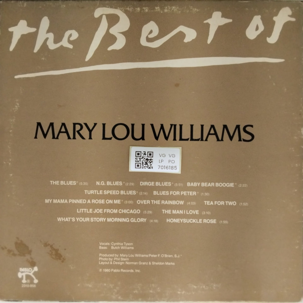 Mary Lou Williams - The Best of Mary Lou Williams (Vinyl)