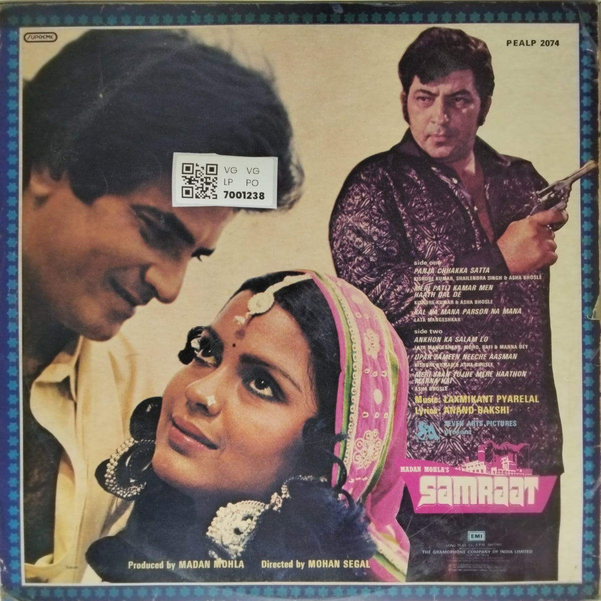 Laxmikant Pyarelal - Samraat (Vinyl)