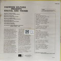 Parween Sultana - Khayal & Thumri (Vinyl)