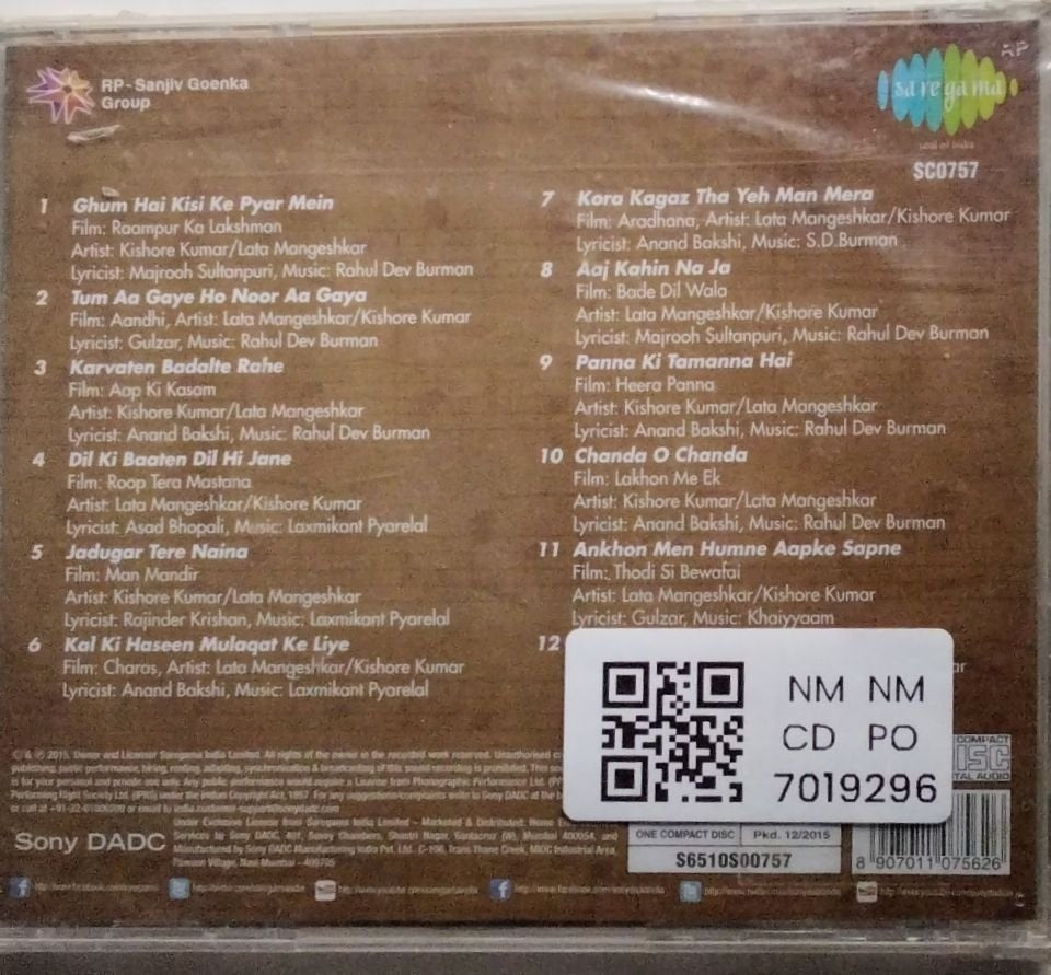 Lata Mangeshkar, Kishore Kumar - Musical Duo (CD)