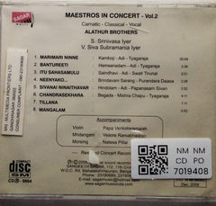 Alathur Brothers - Maestros in Concert Vol.2 (CD)