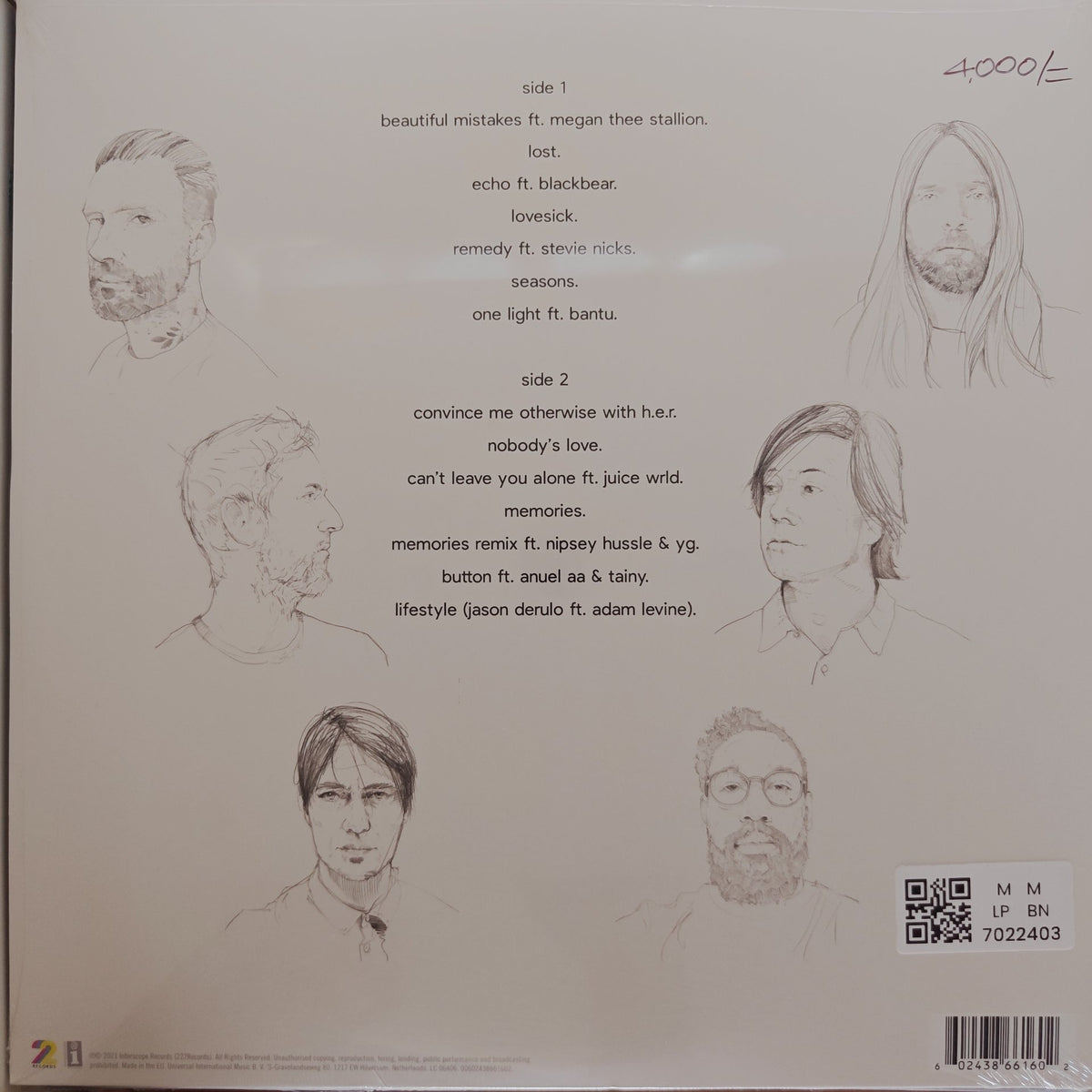 Maroon 5 - Jordi (Vinyl)