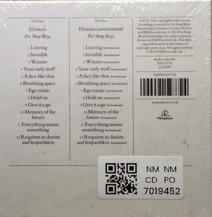 Pet Shop Boys - Elysium (CD)