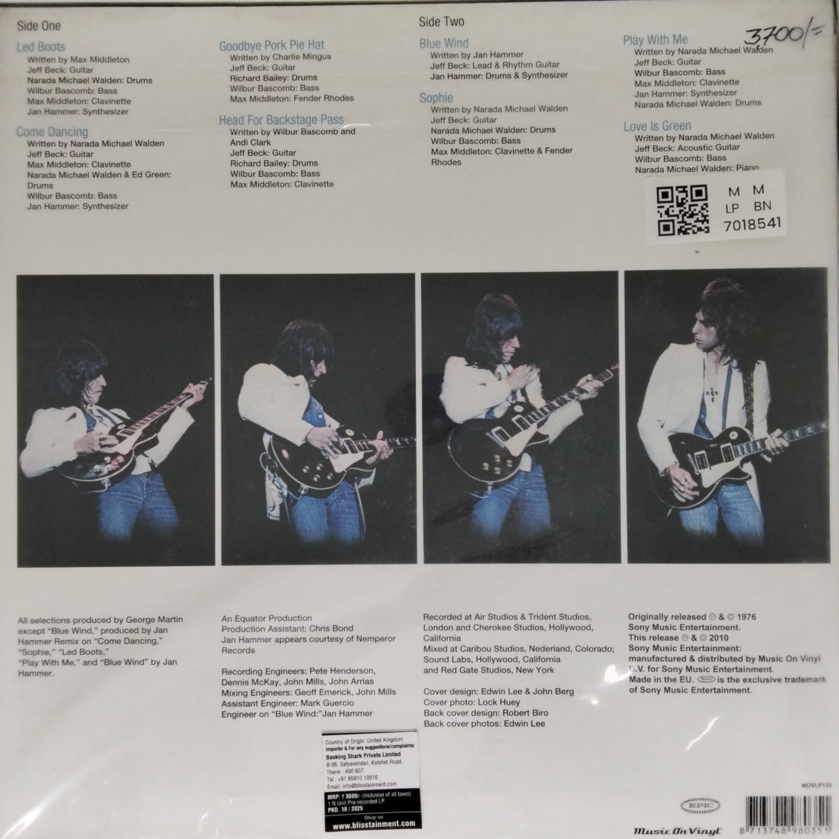 Jeff Beck - Wired (Vinyl)