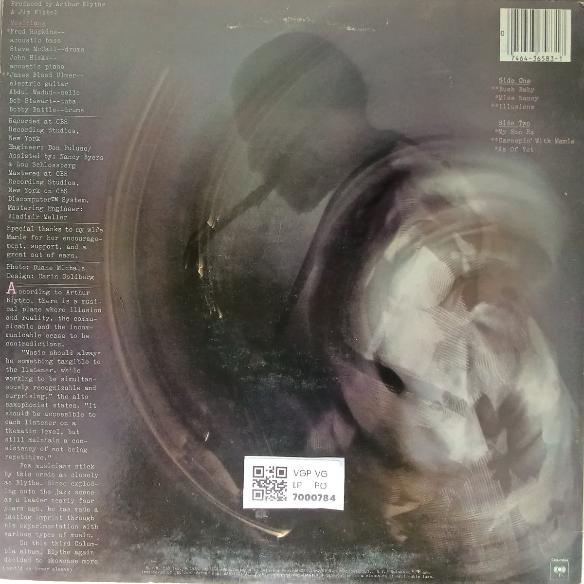 Arthur Blythe - Illusions (Vinyl)