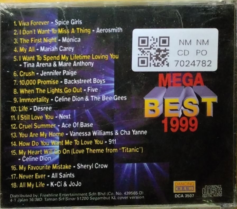 Various - Mega Best 1999 (CD)