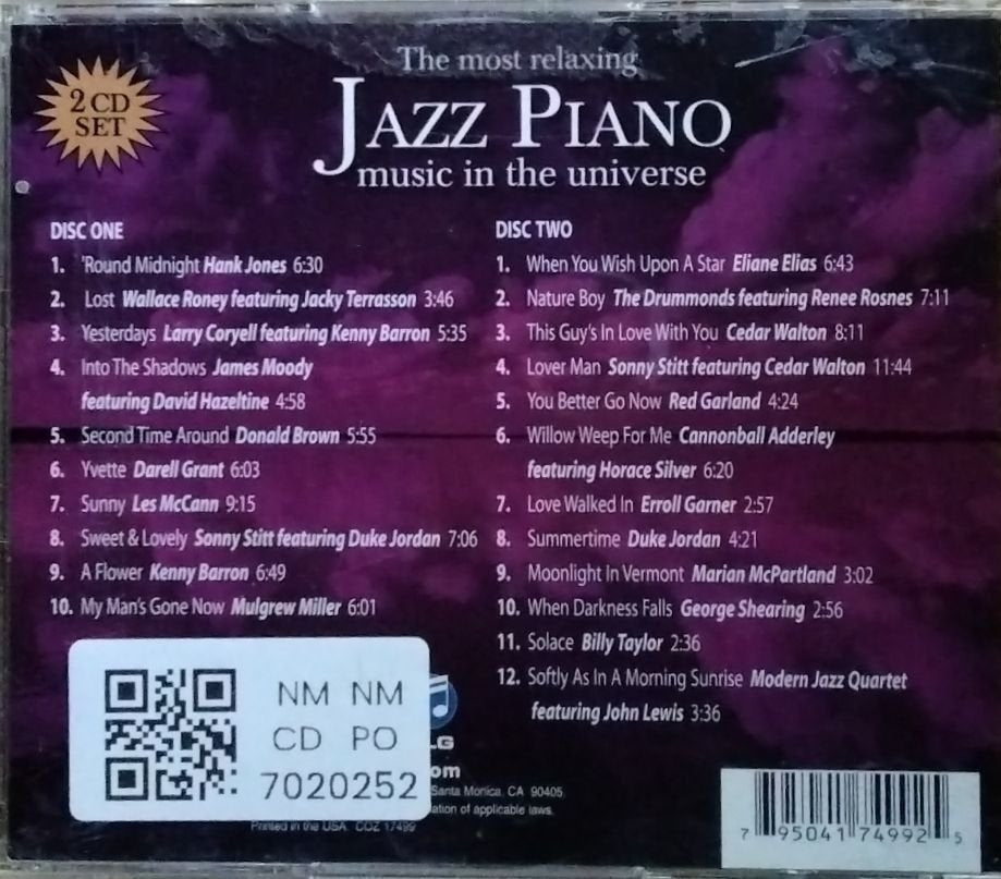 Various - The Most Relaxing Jazz Piano Music in the Universe (CD) (2)