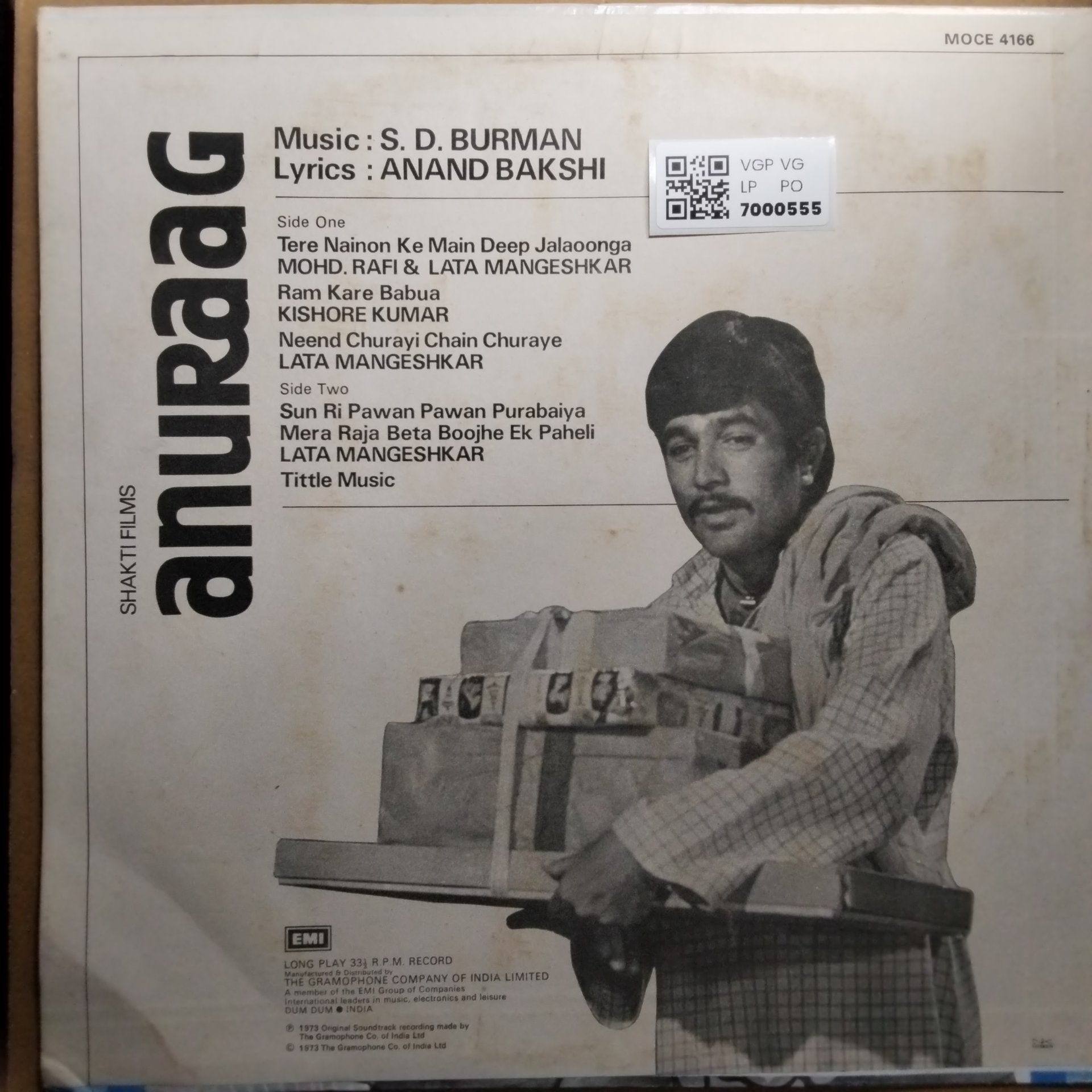 S. D. Burman - Anuraag (Vinyl)