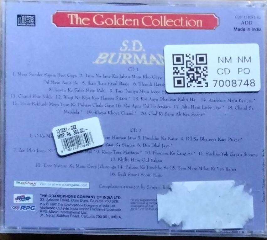 S.D. Burman - The Golden Collection (CD)