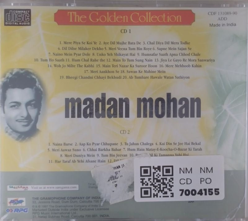 Madan Mohan - The Golden Collection (CD) (2)