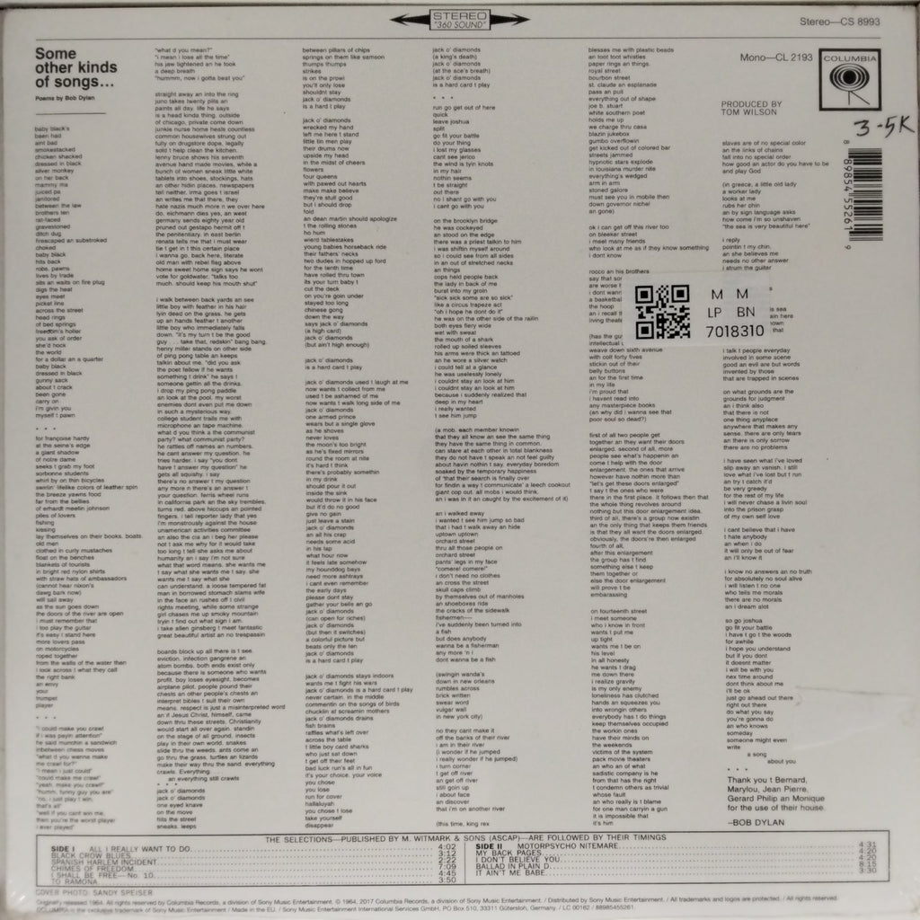 Bob Dylan - Another Side of Bob Dylan (Vinyl)