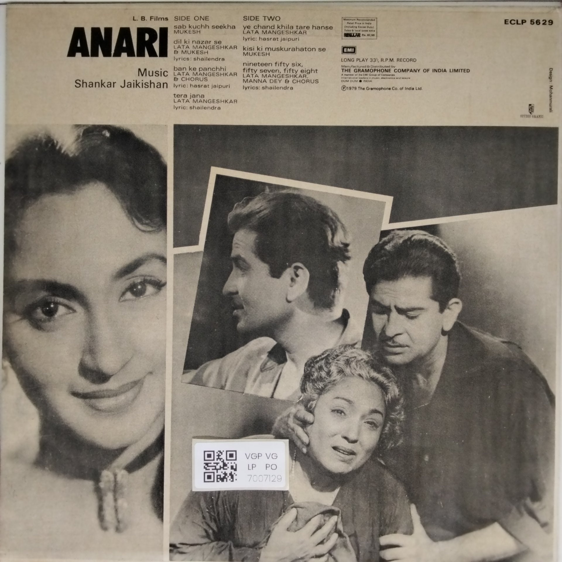 Shankar Jaikishan - Anari (Vinyl)