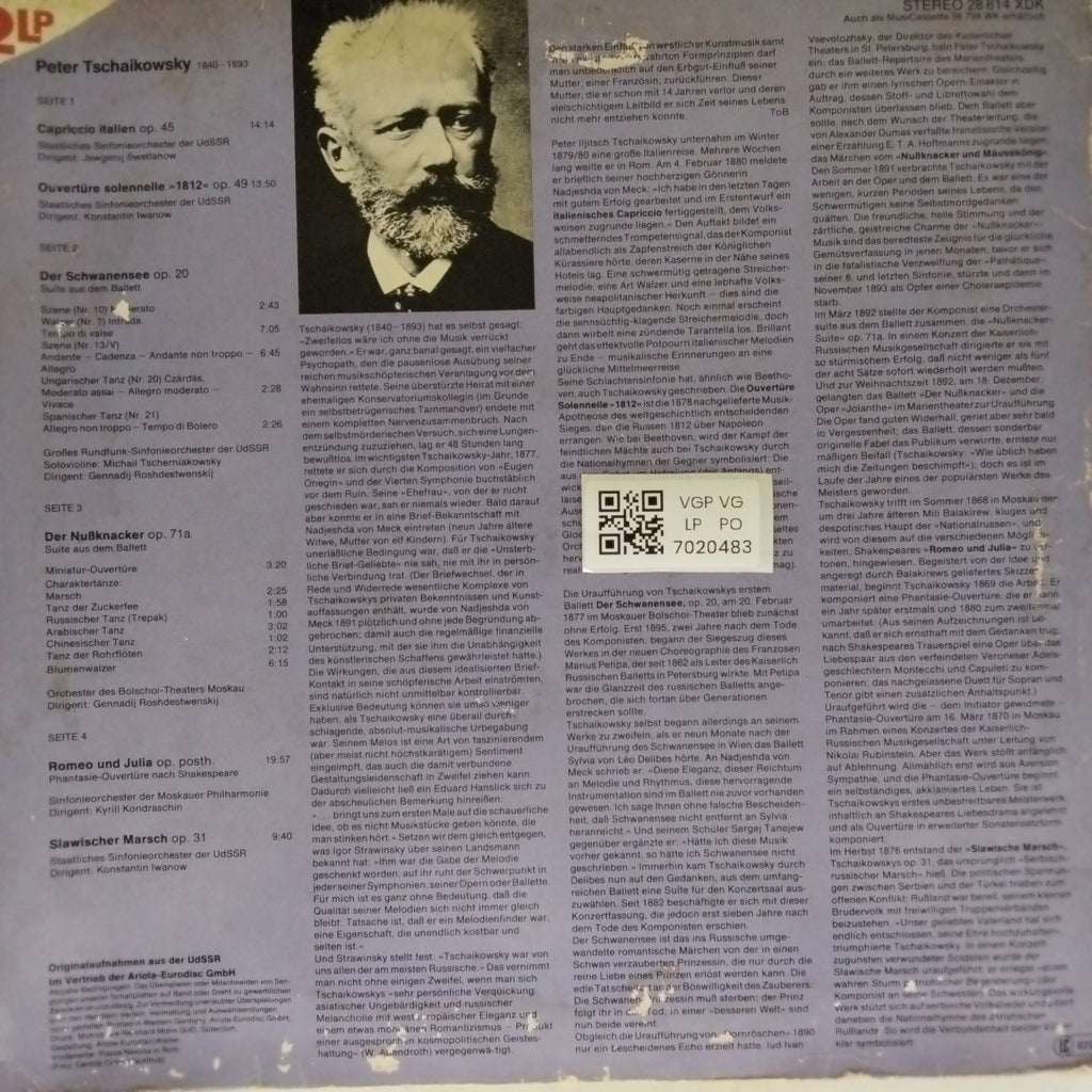 Peter Tschaikowsky - Festival in Stereo (Vinyl) (2)