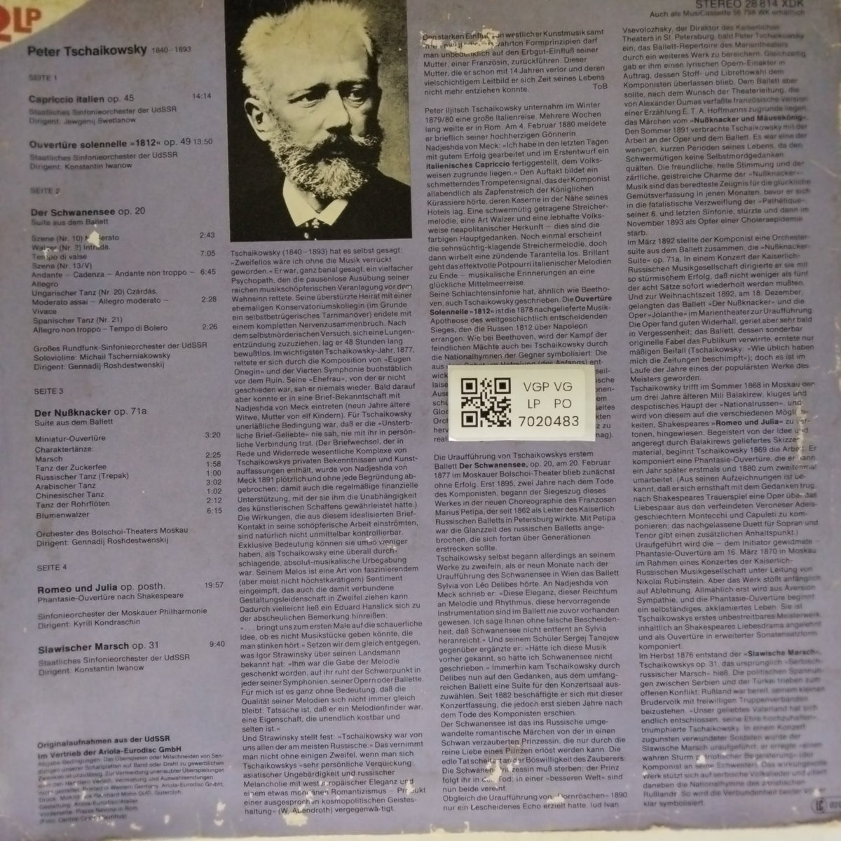 Peter Tschaikowsky - Festival in Stereo (Vinyl) (2)