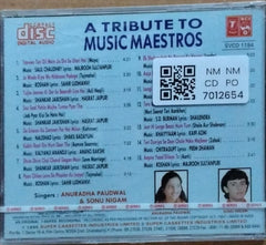 Anuradha Paudwal, Sonu Nigam - A Tribute to Music Maestros (CD)