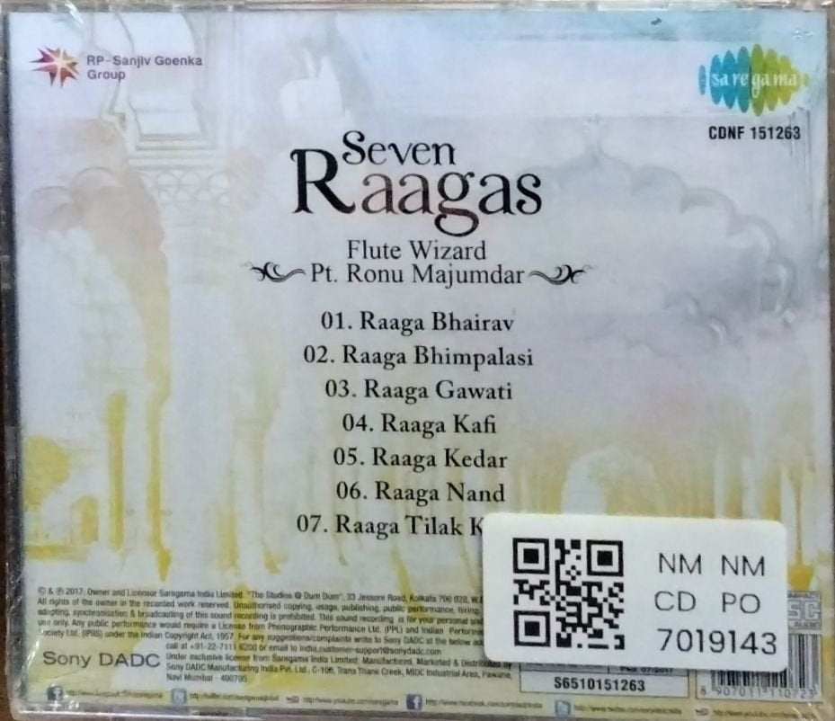 Pt. Ronu Majumdar - Seven Raagas (CD)
