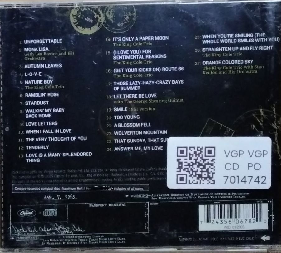 Nat King Cole - The World of Nat King Cole (CD)