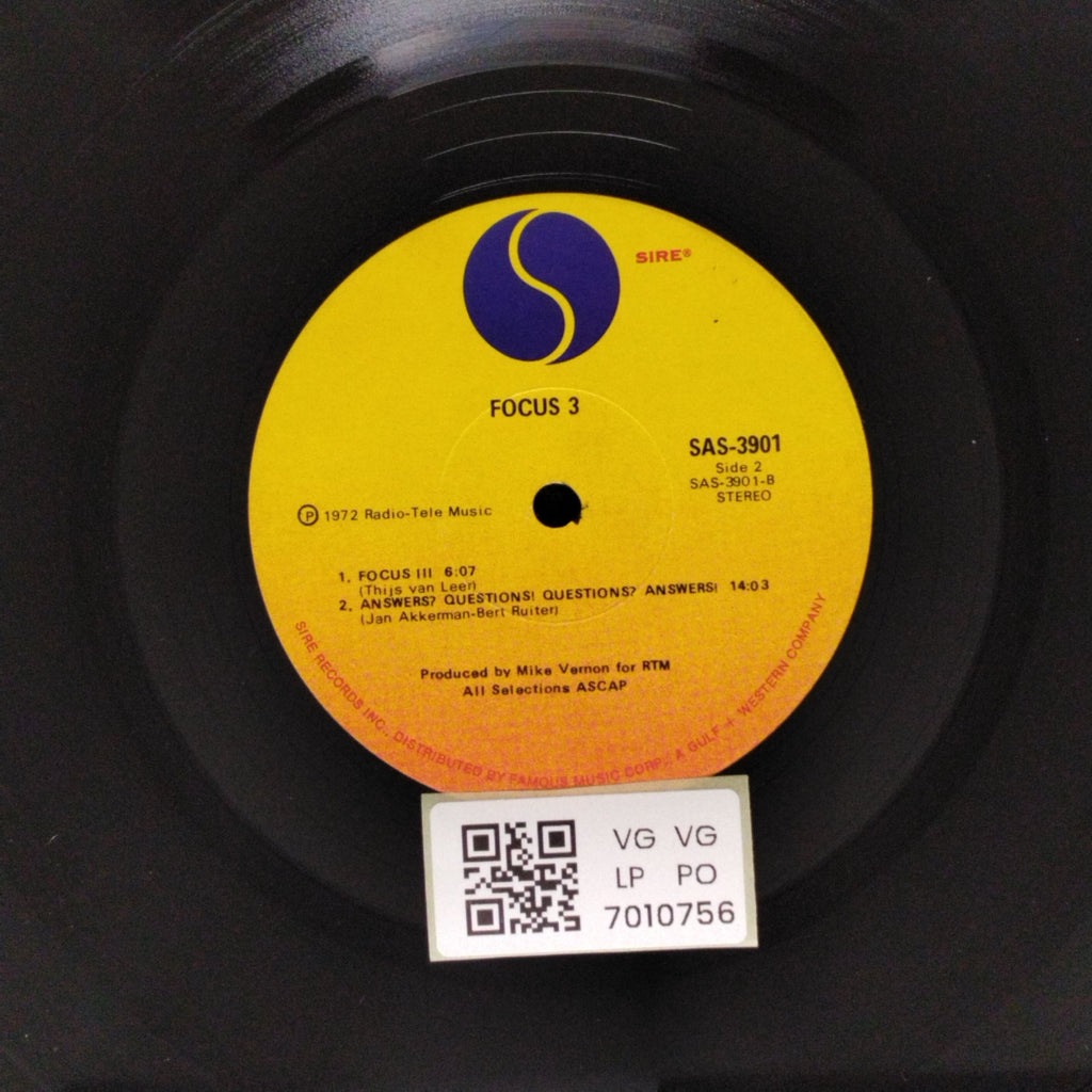 Focus - Focus 3 (Vinyl)
