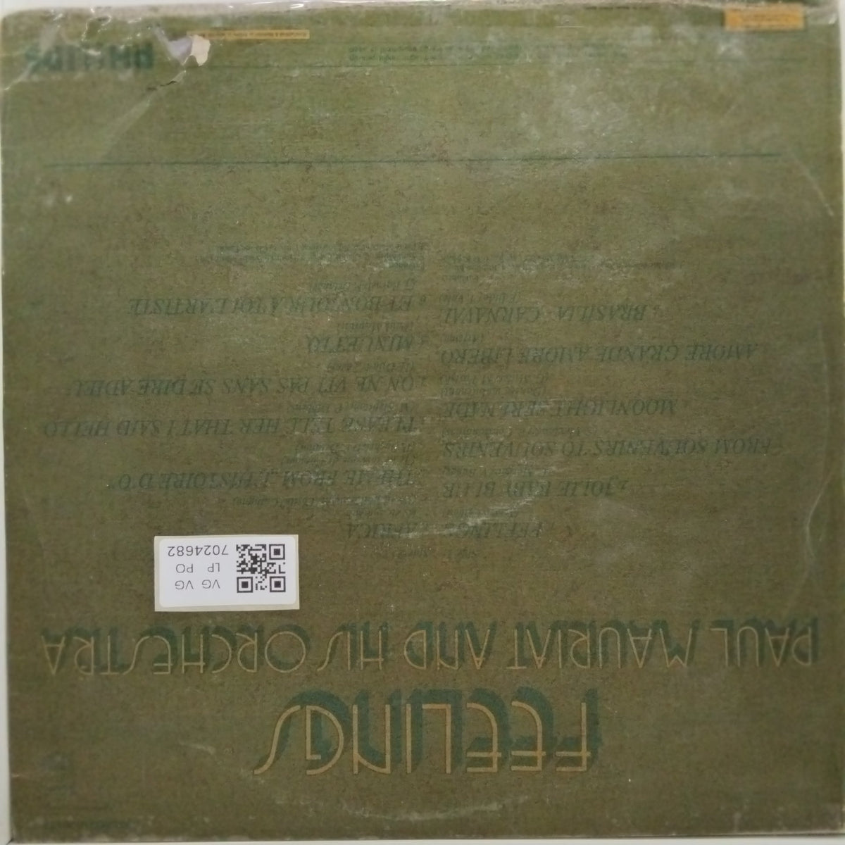 Paul Mauriat and His Orchestra - Feelings (Vinyl)