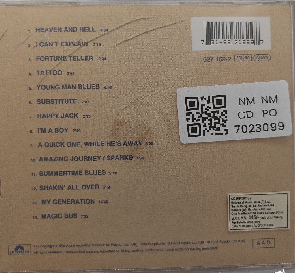 The Who - Live at Leeds (CD)