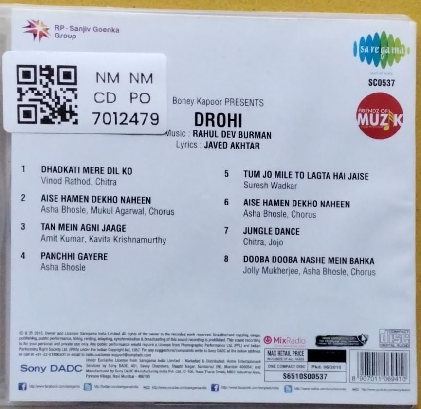 Rahul Dev Burman - Drohi (CD)