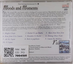 Avadhoot Gupte, Umesh Rane, Bhavesh Bhatt, Shankar Shukla - Moods and Moments (CD)