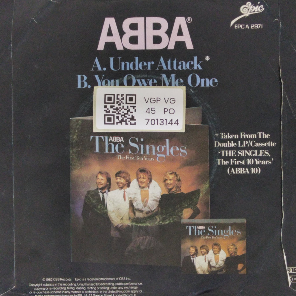ABBA - Under Attack / You Owe Me One (45-RPM)