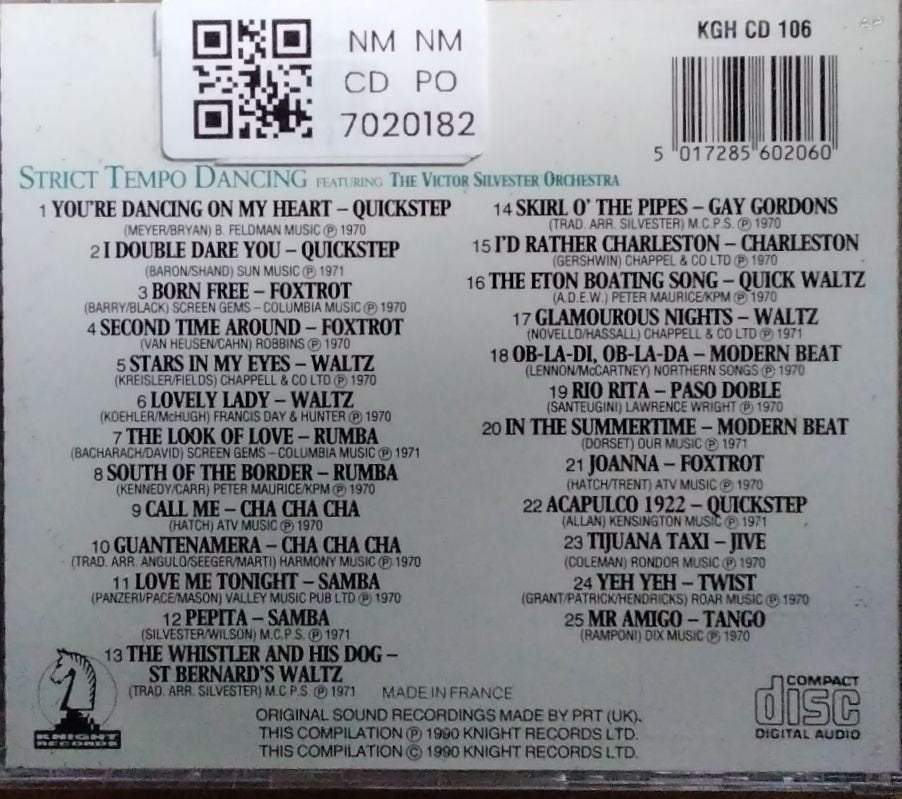 The Victor Silvester Orchestra - Strict Tempo Dancing (CD)