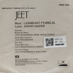 Laxmikant Pyarelal - Jeet (45-RPM)
