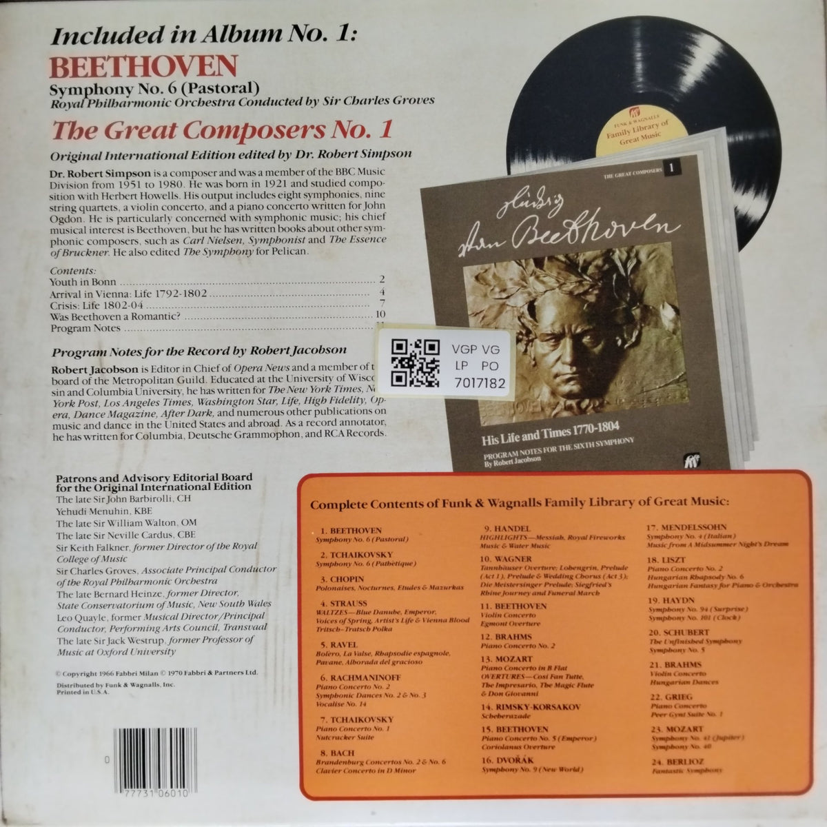 Ludwig van Beethoven - Symphony No. 6 (Pastoral) (Vinyl)