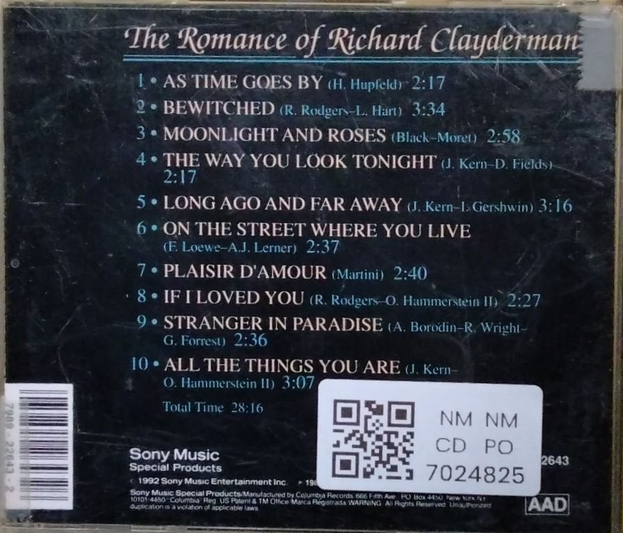 Richard Clayderman - The Romance of Richard Clayderman (CD)