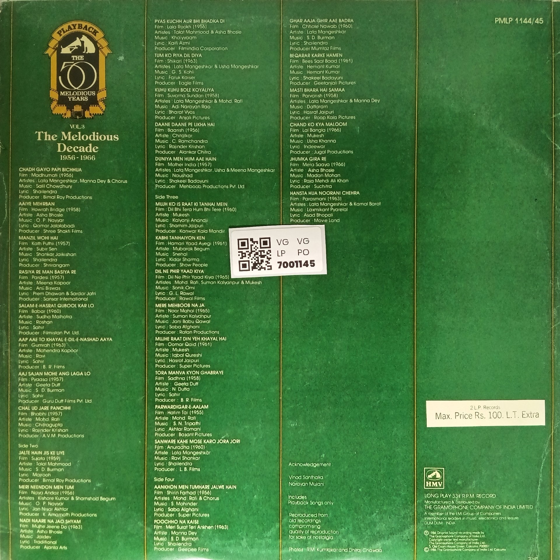 Various - The Melodious Decade (Vinyl) (2)