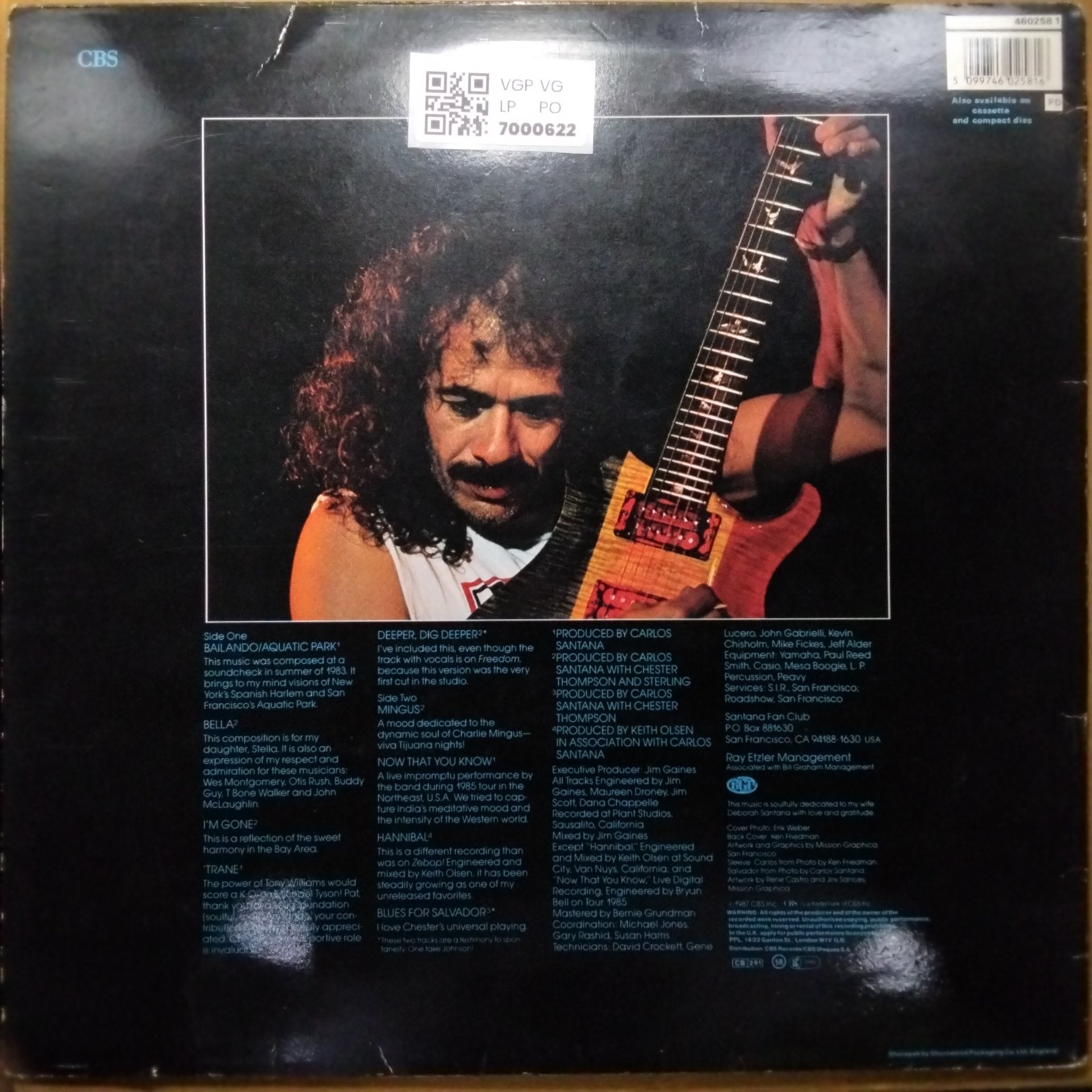 Carlos Santana - Blues for Salvador (Vinyl)