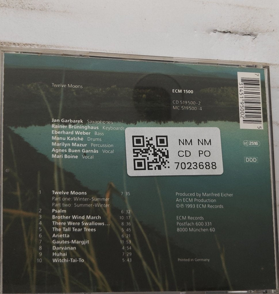 Jan Garbarek Group - Twelve Moons (CD)