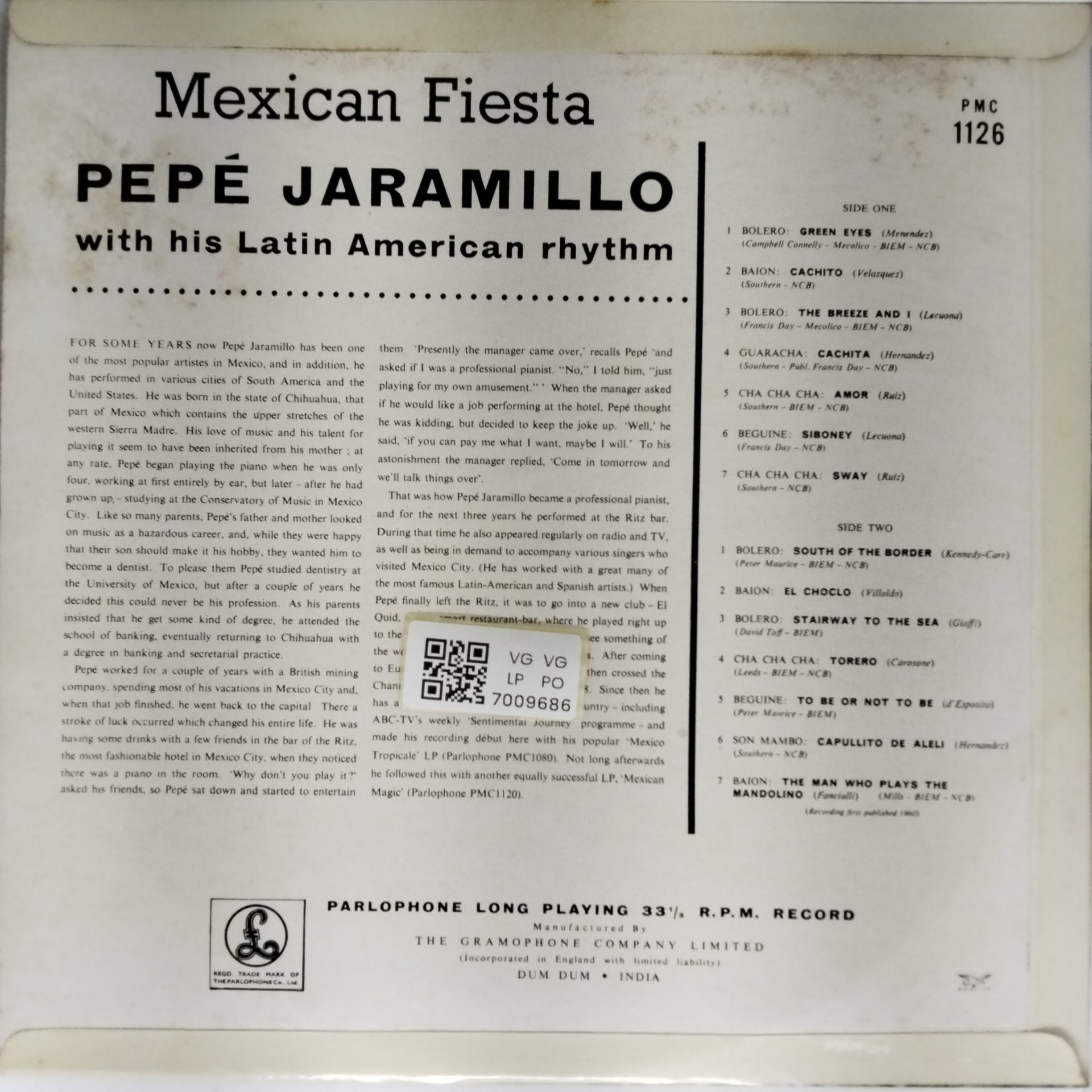 Pepe Jaramillo - Mexican Fiesta (Vinyl)