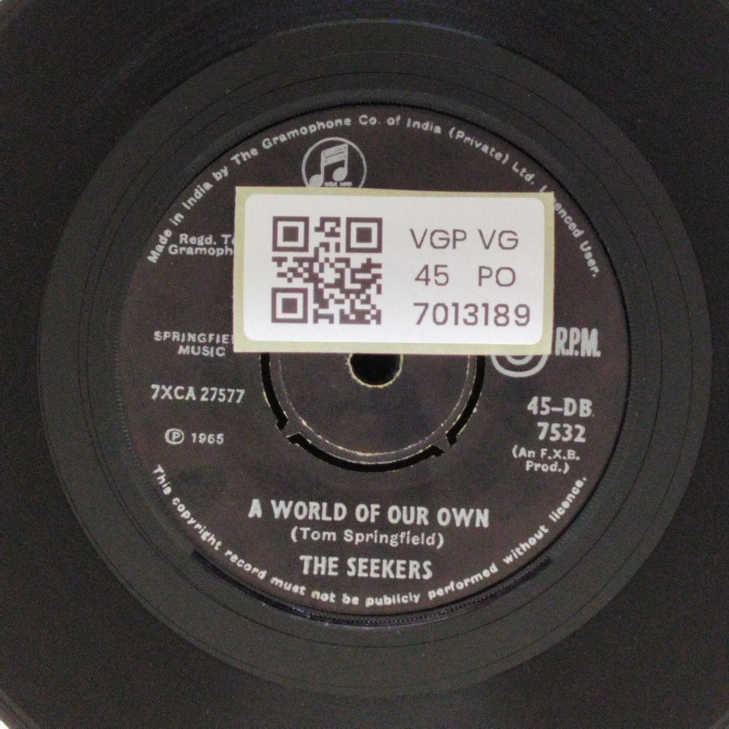 The Seekers - Sinner Man / A World of Our Own (45-RPM)