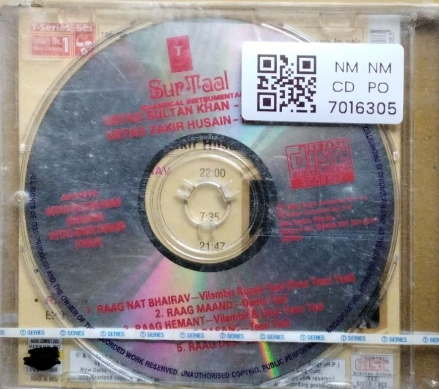 Ustad Sultan Khan, Ustad Zakir Husain - SurTaal (CD)