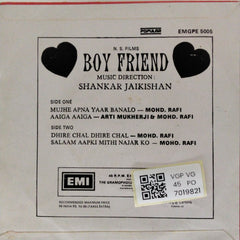 Shankar Jaikishan - Boy Friend (45-RPM)