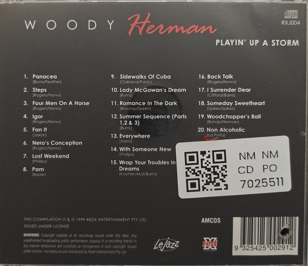 Woody Herman - Playin' Up A Storm (CD)