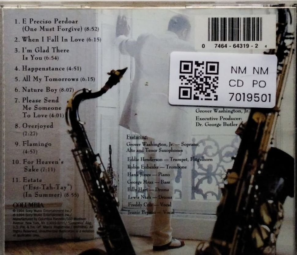 Grover Washington, Jr. - All My Tomorrows (CD)