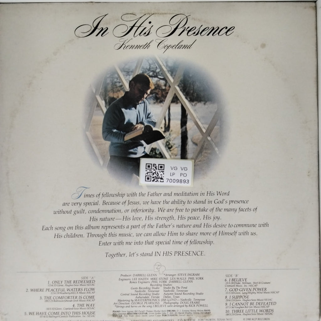 Kenneth Copeland - In His Presence (Vinyl)