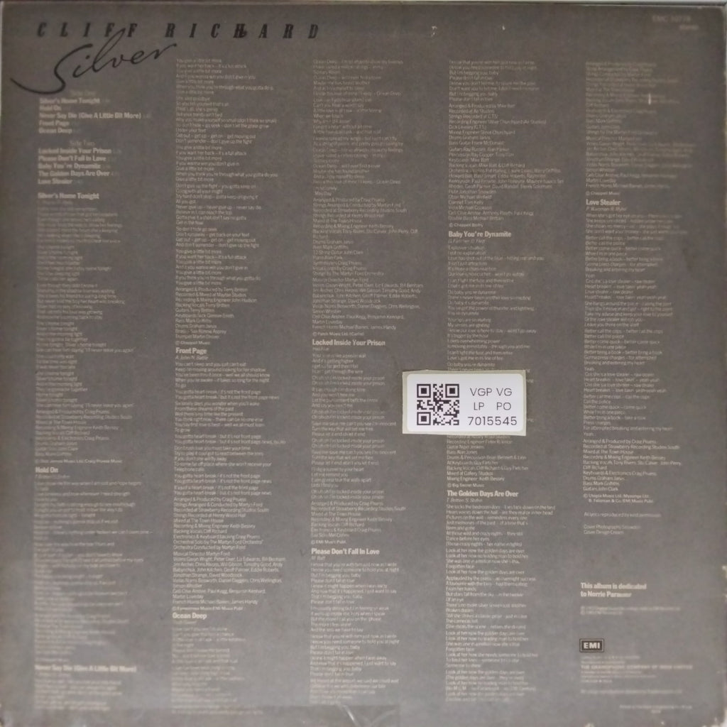 Cliff Richard - Silver (Vinyl)