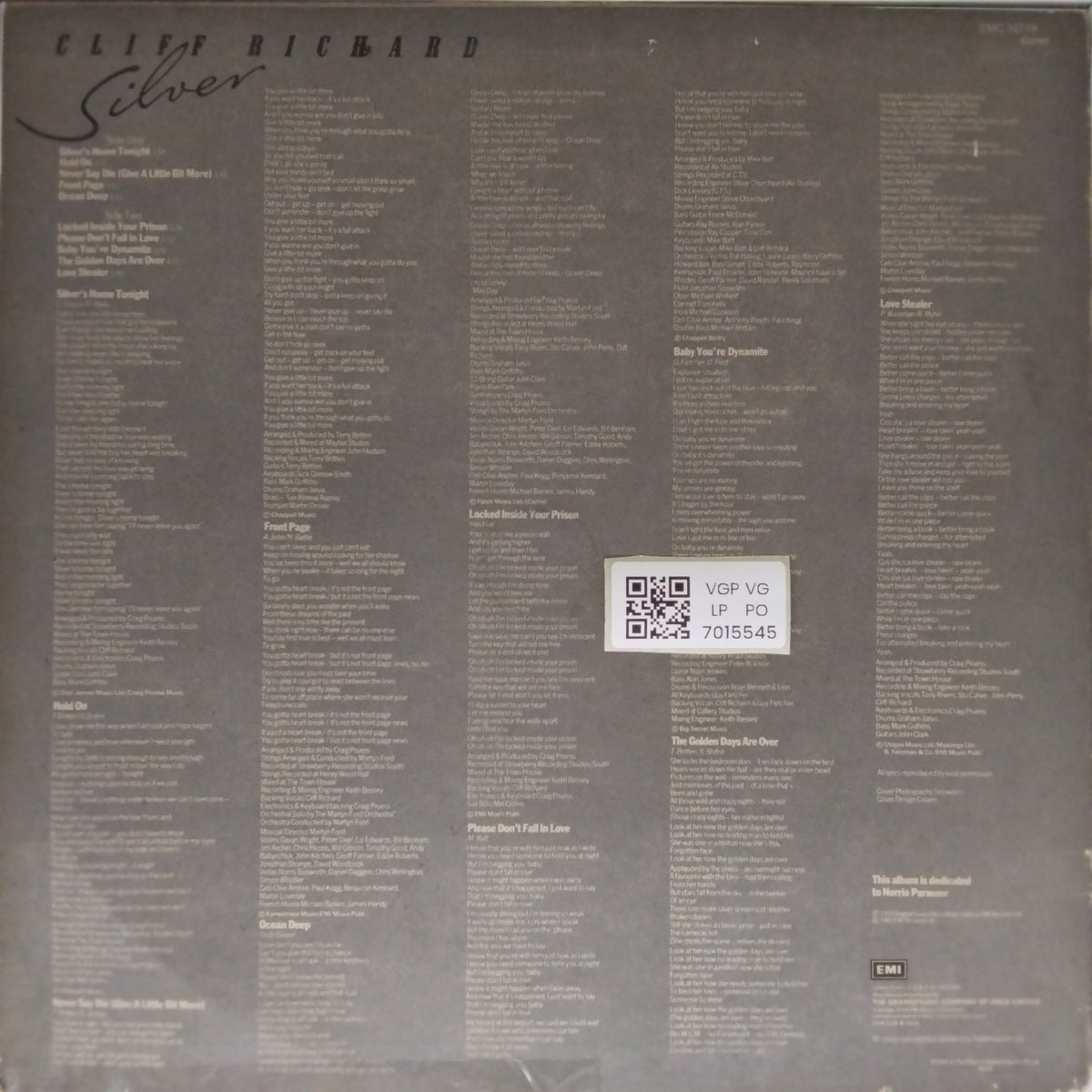 Cliff Richard - Silver (Vinyl)