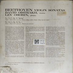 David Oistrakh, Lev Oborin - Beethoven Violin Sonatas (Vinyl)