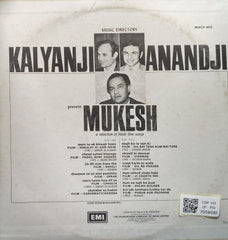 Kalyanji Anandji - Mukesh (Vinyl)