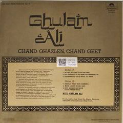 Ghulam Ali - Chand Ghazlen, Chand Geet (Vinyl)