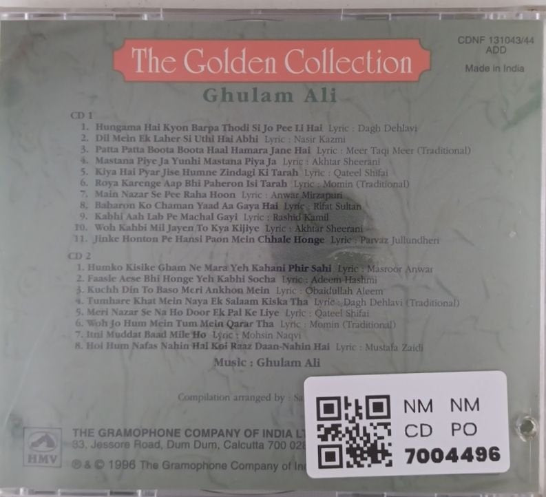 Ghulam Ali - The Golden Collection (CD) (2)