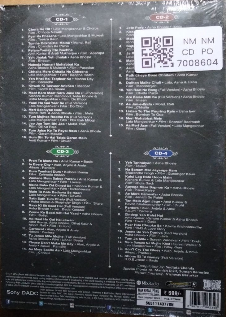 Rahul Dev Burman - Platinum Collection (CD) (4)