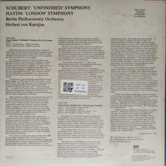 Herbert von Karajan, Berlin Philharmonic Orchestra - Schubert: 'Unfinished' Symphony / Haydn: 'London' Symphony (Vinyl)