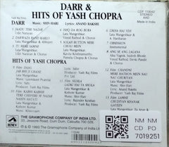 Shiv-Hari - Darr & Hits of Yash Chopra (CD)